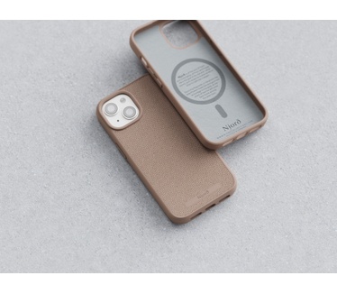 Njord byElements Fabric MagSafe Case iPhone 15 Plus, Pink Sand