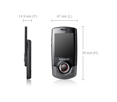 Samsung S3100 Zwart