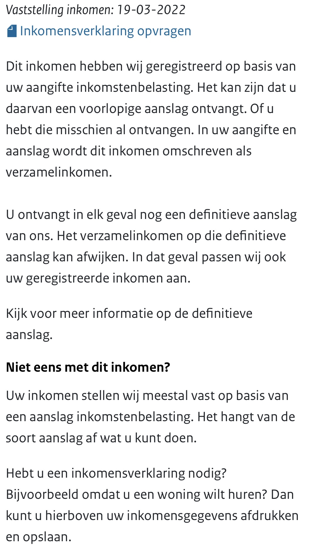 Belastingaangifte 2021 - Persoonlijke financiën, studie en loopbaan - GoT