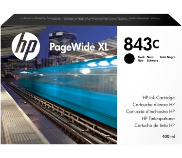 HP 843C PageWide XL zwarte inktcartridge, 400 ml