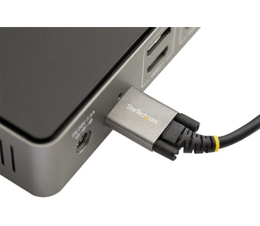 Startech.com 1m Vergrendelbare USB-C Kabel met Zijschroef, 10Gbps, USB 3.1/3.2 Gen 2 Type-C Kabel, 100W (5A) Power Delivery Charging, DP Alt Mode, Dual Screw Lock, USB-C Charge/Sync Kabel