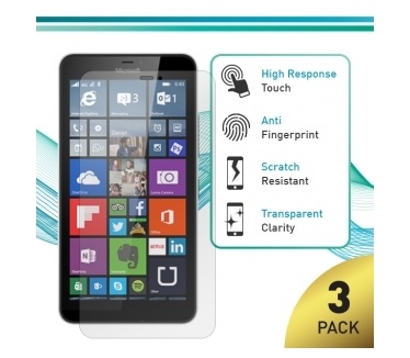 X'entrix Screen Protector Microsoft Lumia 640 XL - Crystal Clear - 3 stuks