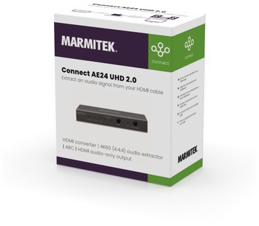 Marmitek Connect AE24 UHD 2.0 | 4K60 (4:4:4) audio extractor | ARC | HDMI audio only uitgang