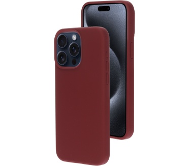 Mobiparts Silicone Cover Apple iPhone 15 Pro Max Plum Red
