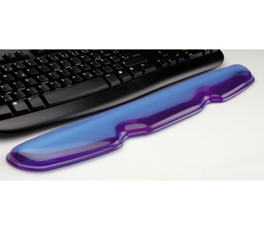 Roline Wrist rest f/ keyboard, Silicone, Blue