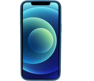 Mobiparts Silicone Cover Apple iPhone 12/12 Pro Blueberry Blue