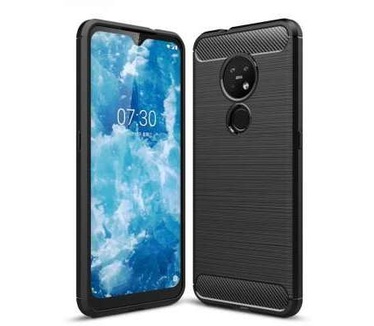 qMust Nokia 6.2 / 7.2 Rugged TPU Case - Zwart