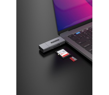Sitecom USB-A + USB-C Stick Card Reader (104MB/s) kaartlezer