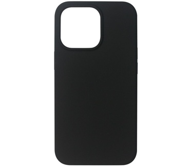 eStuff Black silk-touch silicone case for iPhone 13 Pro (iPhone 13 Pro) Zwart
