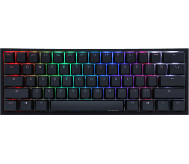 Ducky One 2 Mini RGB MX Brown - Toetsenbord - Gaming - PBT - Cherry MX Brown - US - Double Shot