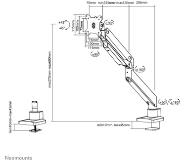 Neomounts by Newstar NM-D775SILVERPLUS