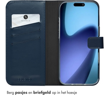 Selencia Echt Lederen Bookcase