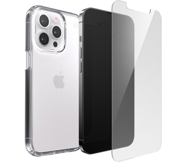 Speck Presidio Perfect Clear + Shieldview Bundle Apple iPhone 13 Pro - with Microban