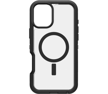Otterbox Defender Series XT Clear voor MagSafe voor iPhone 16 Plus, Dark Side