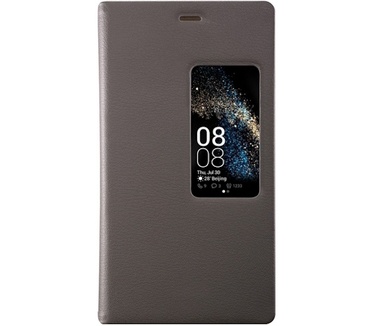 Huawei Origineel S-View Book Cover voor P8 - Bruin Bruin