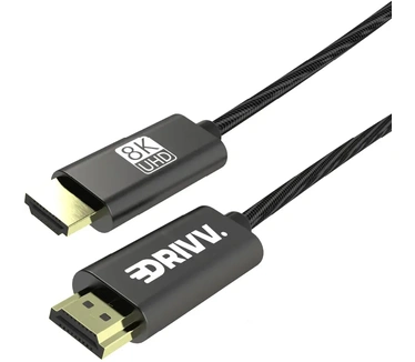 DRIVV HDMI 2.1 Kabel – 8K 60Hz 3 meter Antraciet