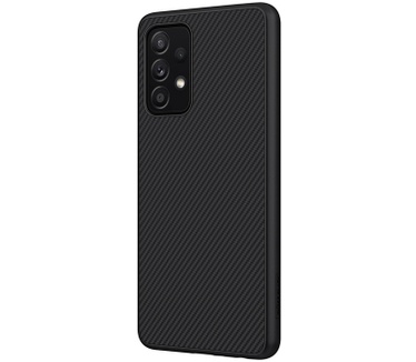 Nillkin HardCase Synthetisch Carbon - Samsung Galaxy A52 - Zwart Zwart