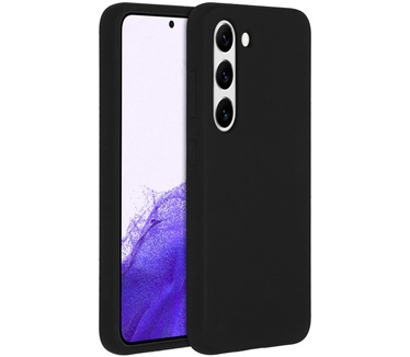 Accezz Liquid Silicone Backcover Samsung Galaxy S23 - Zwart
