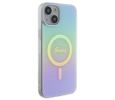 Guess Iridescent Back Case - iPhone 15 Plus (6.7") - Turquoise Turquoise