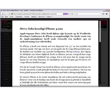 Apple Safari 5.0 screenshot