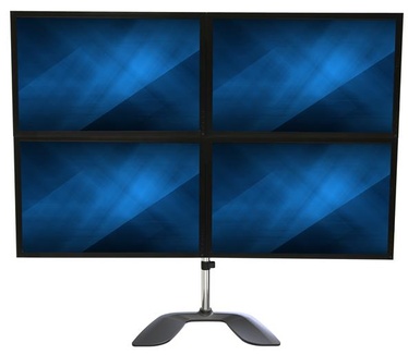 Startech.com Quad-Monitor Stand - Articulating - Steel & Aluminum