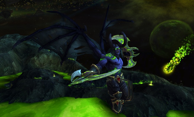 De Demon Hunter uit World of Warcraft: Legion