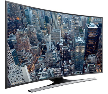 Samsung UE55JU6500W Zilver, Zwart