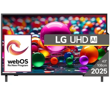 LG UA74 43" (buitenlands model) Zwart