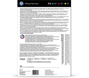 HP 912 Office Value Pack