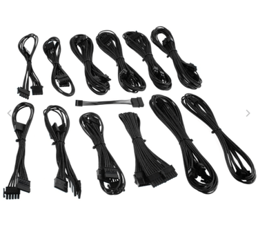 Cablemod B-Series DPP ModFlex Full Cable Kit Zwart