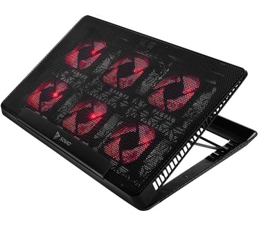 Savio Laptop cooling pad 6 backlit fans 2000 RPM COS-01