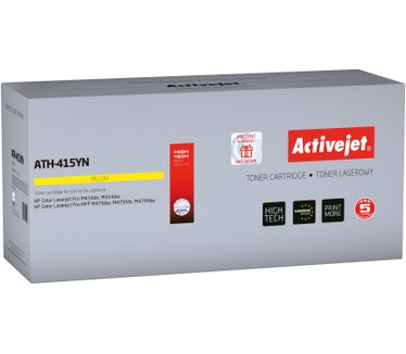 Activejet Activejet ATH-415YN (vervanging HP 415A W2032A; Supreme; 2100 pagina's; geel) - zonder chip