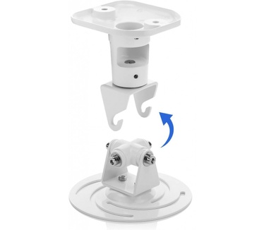 Techly Universal Ceiling Bracket for Projector, White ICA-PM 100WH