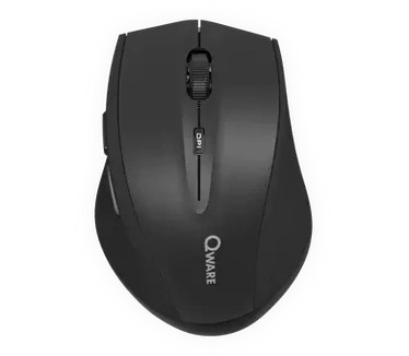 Qware Draadloze Muis Bolton - Zwart