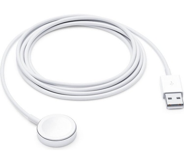 Apple USB-A Smartwatch Oplaadkabel Magnetisch - 2 meter - Wit