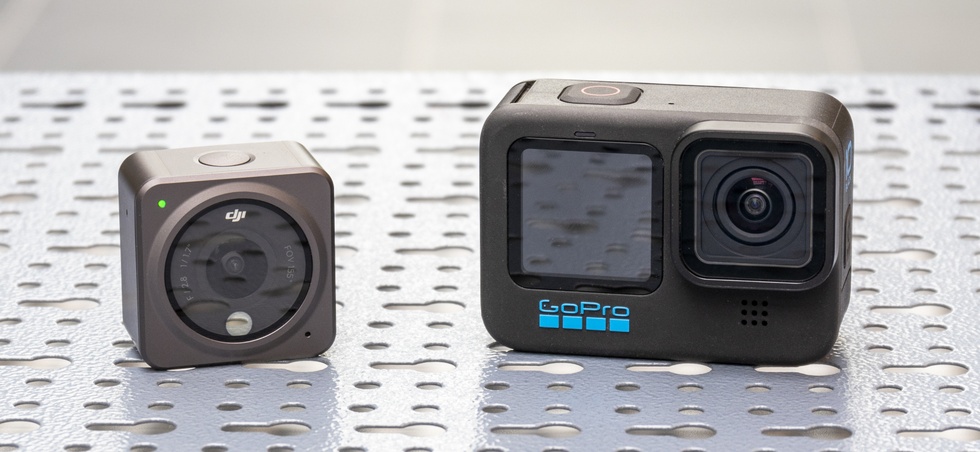DJI Action 2 en GoPro HERO10 Black