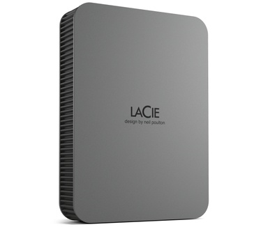 LaCie Mobile Drive Secure 5TB Grijs