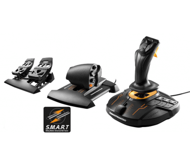 Thrustmaster T16000M FCS Flight Pack Oranje, Zwart