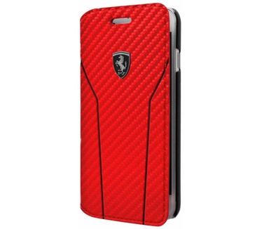 Ferrari Originele Off Track Scuderia Folio Bookcase Hoesje voor de iPhone 6 / 6s / 7 en 8 - Rood Rood