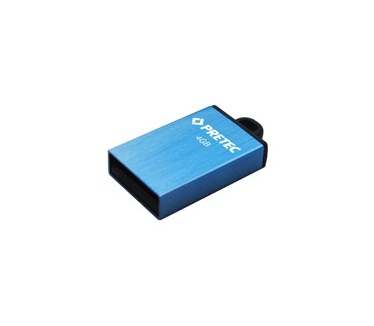 Pretec 4GB USB 2.0 Flash Disk Drive, Pretec i-Disk Elite Blue
