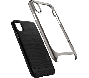 Spigen Apple iPhone X Hoesje Neo Hybrid Grijs