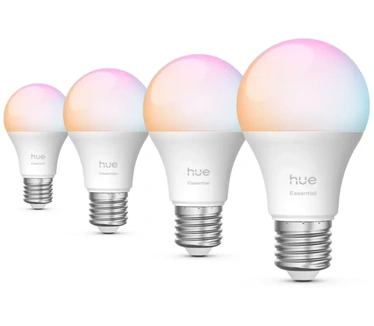 Philips Hue Essential White and Color Ambiance A60 - E27 slimme lamp - 806 lumen (4-pack)