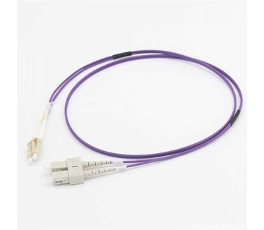 CablesToGo 1M LC/SC OM4 LSZH VEZELPATCH - PAARS