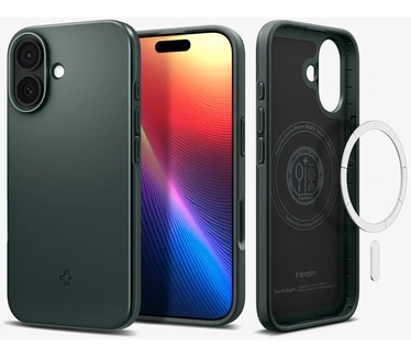 Spigen Thin Fit MagFit Back Cover Groen Apple iPhone 17