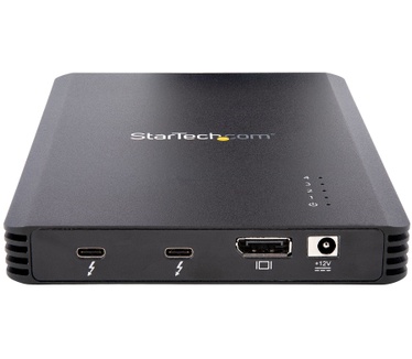 Startech.com 4 Bay Thunderbolt 3 NVMe Behuizing voor M.2 NVMe SSD Drives, SSD M.2 Enclosure, 1x DisplayPort Video/ 2x TB3 Downstream Poorten, 40Gbps, 72W Power Supply, Externe Harde Schijf Behuizing