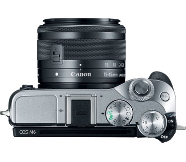 Canon EOS M6 + 15-45mm f/3.5 - 6.3 Zwart