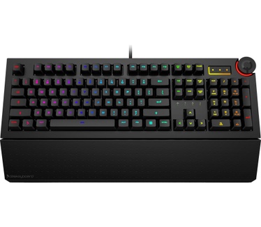 Das Keyboard compatible 5QS Gaming Tastatur - Omron Gamma-Zulu, US-Layout, schwarz