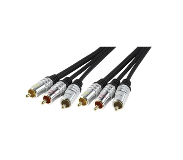 HQ Products 3x RCA - 3x RCA 1.5m