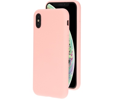 Mobiparts Silicone Cover Apple iPhone X/XS Blossom Pink