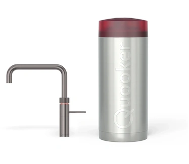 Quooker Fusion Square Gunmetal incl. COMBI reservoir